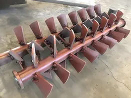 Paddle mixer shaft